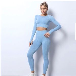 NEW Light Blue Workout Set